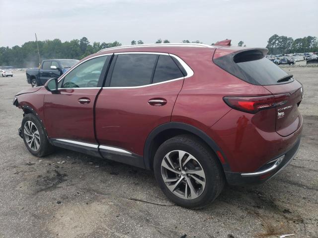 LRBFZNR45ND047722 - 2022 BUICK ENVISION ESSENCE BURGUNDY photo 2