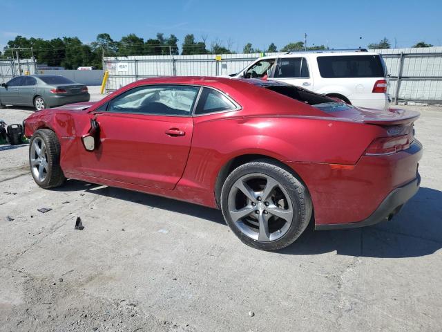 2G1FB1E31E9134714 - 2014 CHEVROLET CAMARO LT RED photo 2