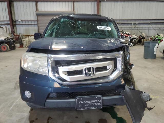 5FNYF38549B019359 - 2009 HONDA PILOT EXL BLUE photo 5