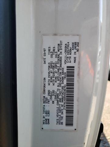 JT4TN14D5V0036761 - 1997 TOYOTA T100 XTRACAB SR5 WHITE photo 12