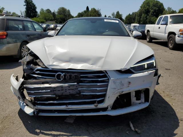 WAUENCF57JA009315 - 2018 AUDI A5 PREMIUM PLUS S-LINE WHITE photo 5