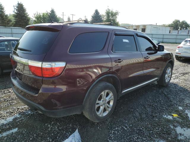 1C4RDJAGXCC146938 - 2012 DODGE DURANGO SXT MAROON photo 3