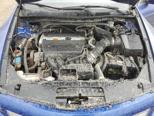 1HGCS12729A801125 - 2009 HONDA ACCORD EX BLUE photo 11