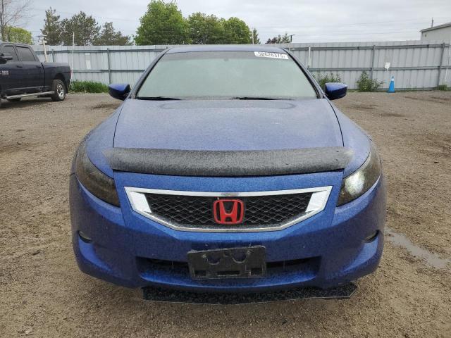 1HGCS12729A801125 - 2009 HONDA ACCORD EX BLUE photo 5