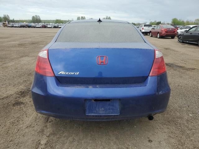 1HGCS12729A801125 - 2009 HONDA ACCORD EX BLUE photo 6