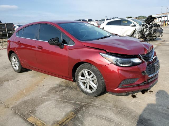 3G1BE6SM7JS587121 - 2018 CHEVROLET CRUZE LT RED photo 4