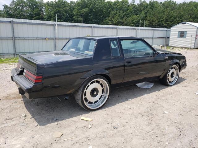 1G4GJ1170HP440098 - 1987 BUICK REGAL BLACK photo 3