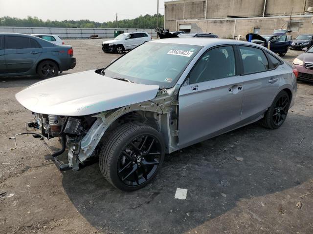 2HGFE2F56NH505510 - 2022 HONDA CIVIC SPORT 灰色 照片 1