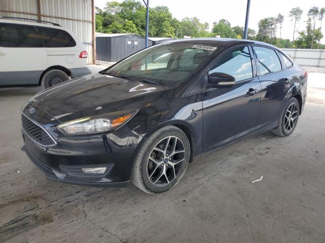 1FADP3H2XJL255619 - 2018 FORD FOCUS SEL BLACK photo 1