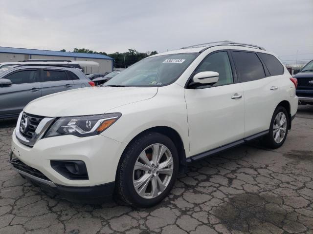 5N1DR2MM7KC588296 - 2019 NISSAN PATHFINDER S WHITE photo 1