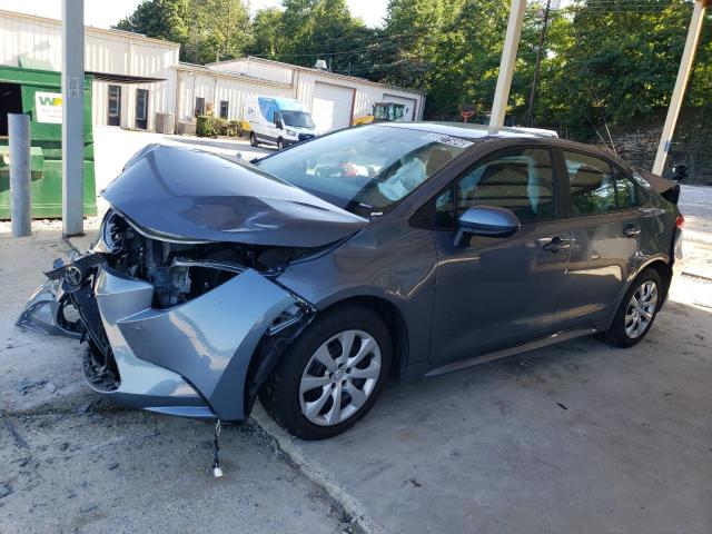 5YFEPMAE1MP186856 - 2021 TOYOTA COROLLA LE GRAY photo 1