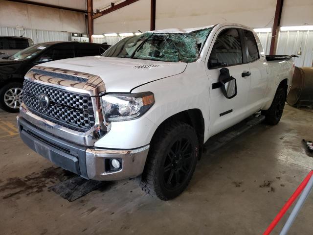 5TFRY5F16LX256894 - 2020 TOYOTA TUNDRA DOUBLE CAB SR/SR5 WHITE photo 1