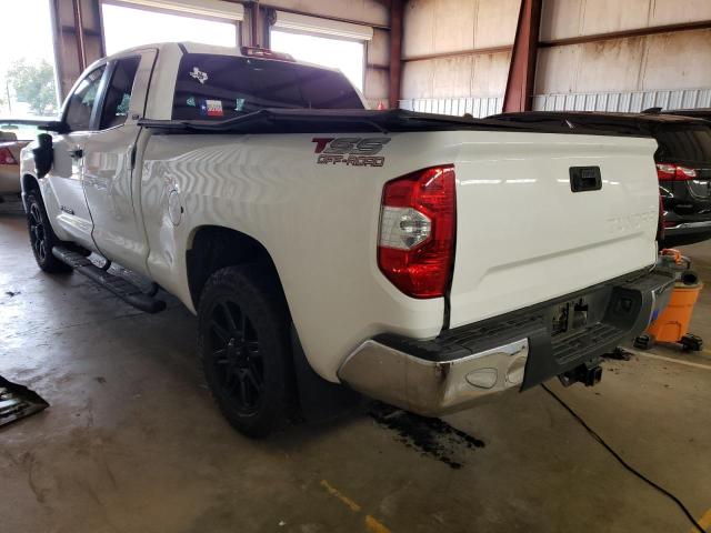 5TFRY5F16LX256894 - 2020 TOYOTA TUNDRA DOUBLE CAB SR/SR5 WHITE photo 2