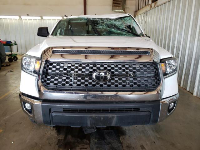 5TFRY5F16LX256894 - 2020 TOYOTA TUNDRA DOUBLE CAB SR/SR5 WHITE photo 5