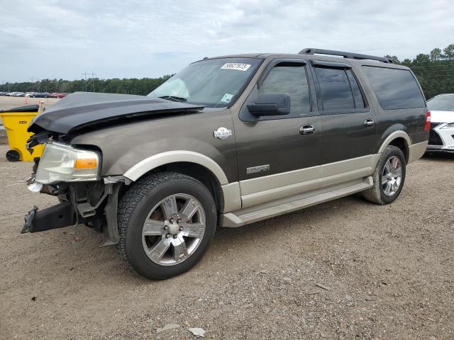 1FMFK17518LA53159 - 2008 FORD EXPEDITION EL EDDIE BAUER BROWN photo 1