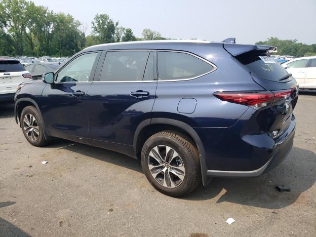 5TDGZRBH5LS008186 - 2020 TOYOTA HIGHLANDER XLE Կապույտ լուսանկար 2