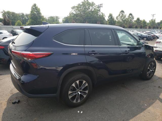 5TDGZRBH5LS008186 - 2020 TOYOTA HIGHLANDER XLE Կապույտ լուսանկար 3