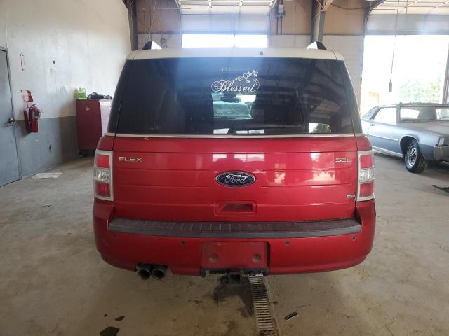 2FMHK6CC6CBD05300 - 2012 FORD FLEX SEL RED photo 6