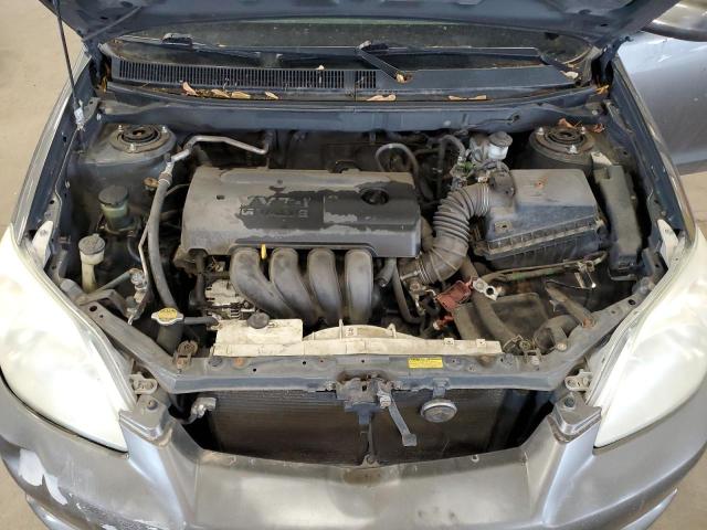2T1KR32E65C365370 - 2005 TOYOTA COROLLA MA XR GRAY photo 12