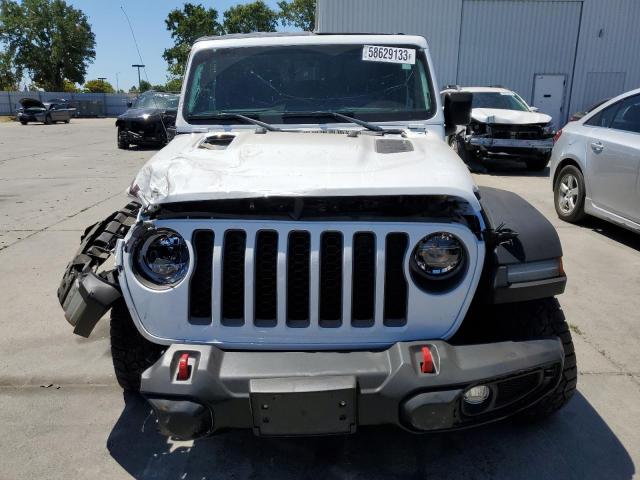 1C6JJTBG5ML615510 - 2021 JEEP GLADIATOR RUBICON WHITE photo 5