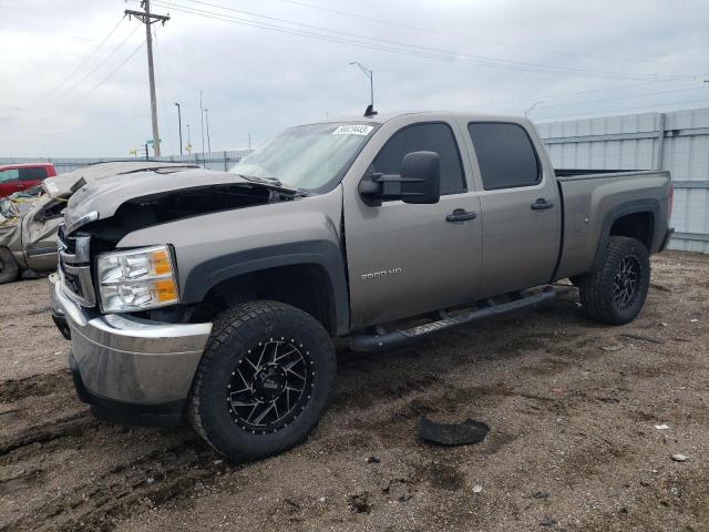 1GC1KXCG5DF244018 - 2013 CHEVROLET SILVERADO K2500 HEAVY DUTY LT GRAY photo 1