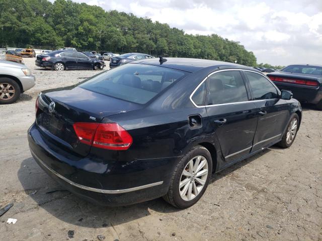 1VWCH7A35DC045654 - 2013 VOLKSWAGEN PASSAT SEL BLACK photo 3