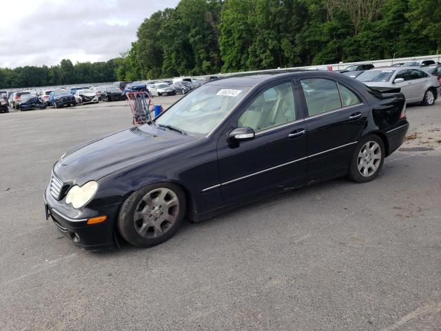 WDBRF92H86F775289 - 2006 MERCEDES-BENZ C 280 4MATIC BLACK photo 1