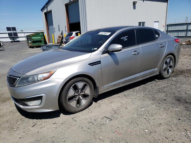 KNAGM4AD9D5049862 - 2013 KIA OPTIMA HYBRID SILVER photo 1