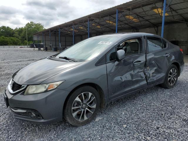 2HGFB2F99DH523011 - 2013 HONDA CIVIC EXL Gris photo 1
