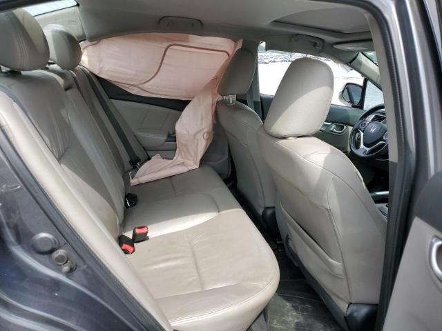 2HGFB2F99DH523011 - 2013 HONDA CIVIC EXL Gris photo 10