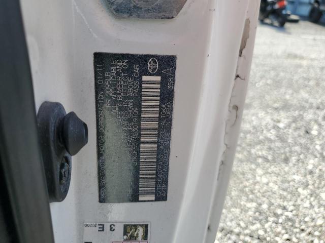 JTKJF5C71B3019109 - 2011 TOYOTA SCION TC 白色 照片 12