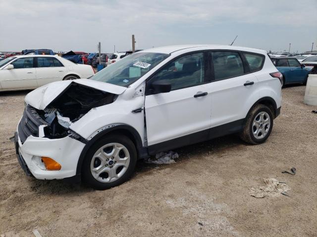 1FMCU0F76HUA27886 - 2017 FORD ESCAPE S WHITE photo 1