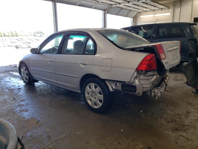 1HGES26781L014973 - 2001 HONDA CIVIC EX SILVER photo 2