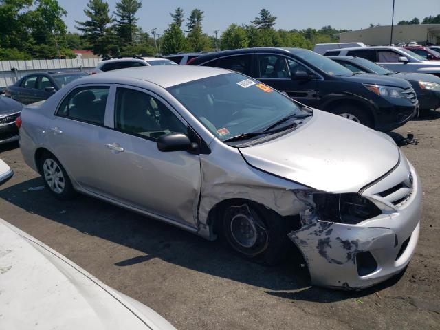 2T1BU4EEXBC559914 - 2011 TOYOTA COROLLA BASE SILVER photo 4