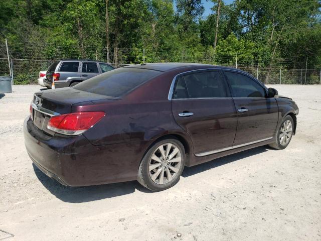 4T1BK3DB5CU457881 - 2012 TOYOTA AVALON BASE 勃艮第红 照片 3