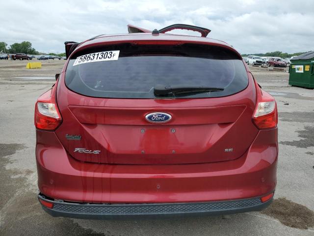1FADP3K2XEL294242 - 2014 FORD FOCUS SE RED photo 6