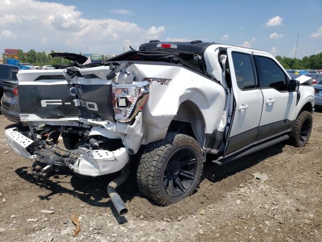 1FTFW1E53MKD13962 - 2021 FORD F150 SUPERCREW WHITE photo 3