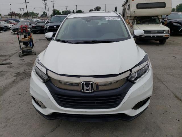 3CZRU6H98KM712252 - 2019 HONDA HR-V TOURING WHITE photo 5