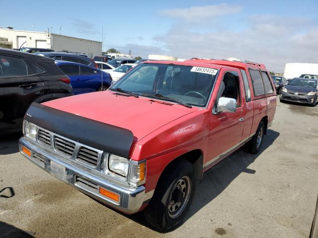 1N6SD16S6PC342067 - 1993 NISSAN TRUCK KING CAB RED photo 1