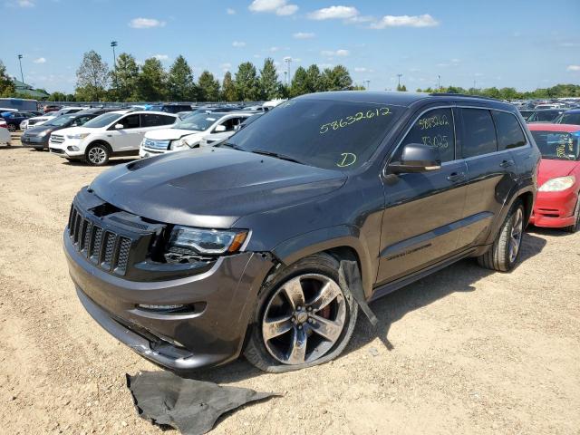 1C4RJFDJXFC638032 - 2015 JEEP GRAND CHER SRT-8 GRAY photo 2