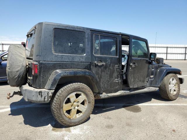 1J4GA59157L211184 - 2007 JEEP WRANGLER SAHARA BLACK photo 3