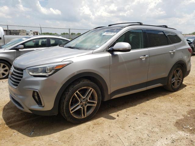 KM8SR4HF7HU181662 - 2017 HYUNDAI SANTA FE SE ULTIMATE SILVER photo 1