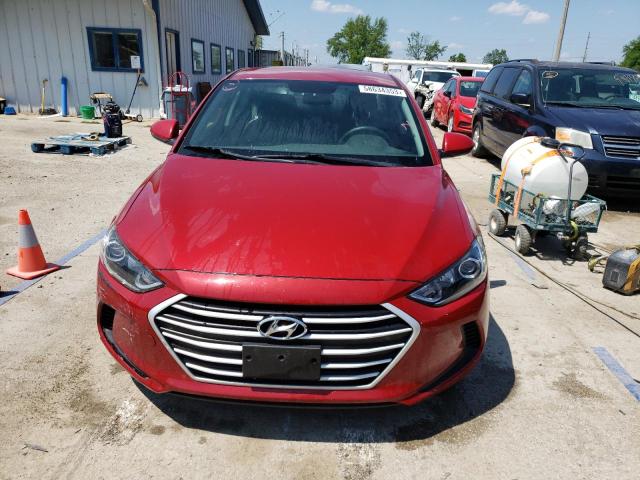 KMHD74LFXHU400376 - 2017 HYUNDAI ELANTRA SE RED photo 5