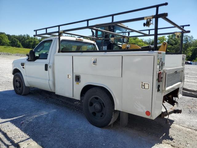 1FDSF30528EC15670 - 2008 FORD F350 SRW SUPER DUTY WHITE photo 2