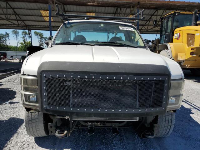 1FDSF30528EC15670 - 2008 FORD F350 SRW SUPER DUTY WHITE photo 5