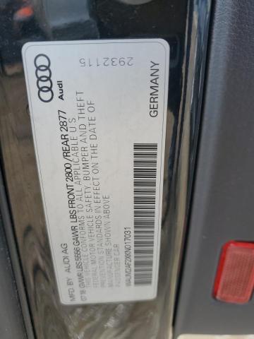 WAUM2AF2XKN017031 - 2019 AUDI A6 PRESTIGE შავი ფოტო 13