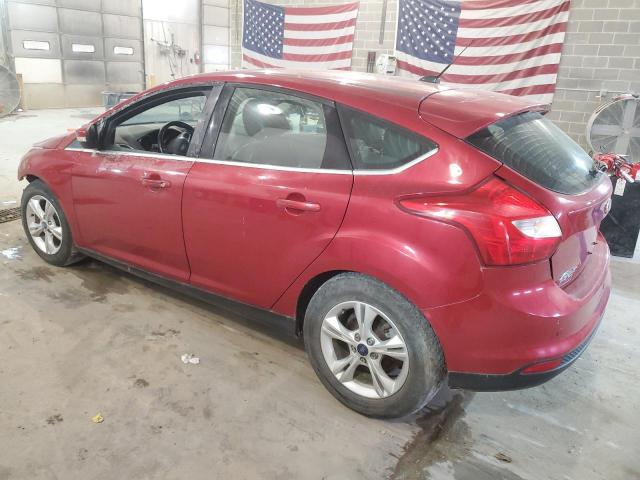 1FAHP3N24CL418175 - 2012 FORD FOCUS TITANIUM BURGUNDY photo 2