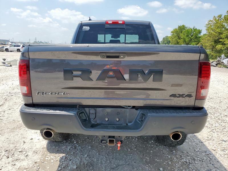 1C6RR7YT6HS527259 - 2017 RAM 1500 REBEL ნაცრისფერი ფოტო 6