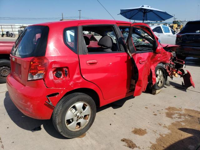 KL1TD66676B517378 - 2006 CHEVROLET AVEO BASE RED photo 3