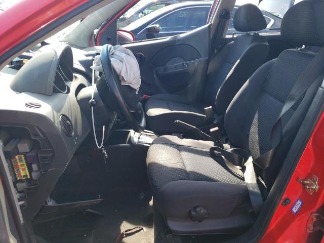 KL1TD66676B517378 - 2006 CHEVROLET AVEO BASE RED photo 7